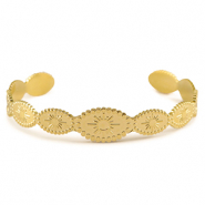 Armb&auml;nder aus Stainless Steel - Rostfreiem Stahl Bangle Sun Gold