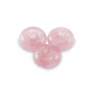 Natursteinperlen gewöhnlicher Opal Rondell 4mm Light pink