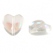 Glasperlen Herz Crystal AB