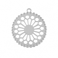 Stainless Steel - Rostfrei Stahl Anhänger Bohemian 20mm Silver