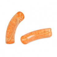 Tube Acrylperlen crackle Orange