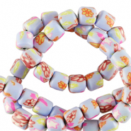 Polymer Perlen 6mm Lila-multicolour