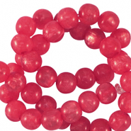Polaris Perlen 4 mm rund Mosso Pink blast