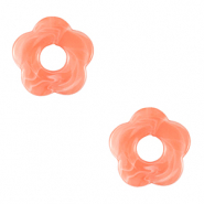 Acryl Anh&auml;nger Blume Peachy orange