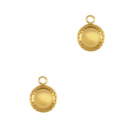 Stainless Steel - Rostfrei Stahl Anhänger 5mm Gold