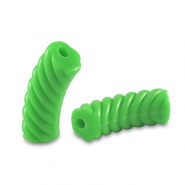 Tube Acrylperlen Twisted Green