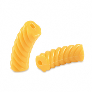 Tube Acrylperlen Twisted Spectra yellow