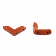 Tile beads Pfeil Coral red