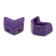 Tile beads Pfeil Grape purple