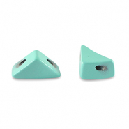 Tile beads Dreieck Ocean blue