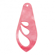 Resin Anhänger Flügel Mellow rose