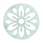 Resin Anhänger Mandala Sky blue