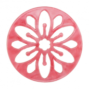 Resin Anhänger Mandala Mellow rose