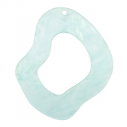 Resin Anhänger im Organicdesign Sky blue