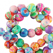 Polymer Perlen 6mm Multicolour