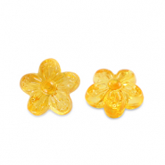 Acryl Perlen Blume Transparent spectra yellow