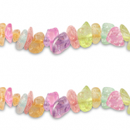 Glasperlen Chips Transparent-multicolour