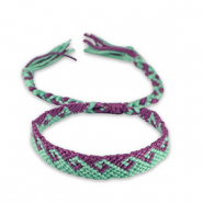 Armbänder Grape purple-turquoise