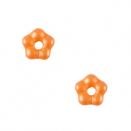 Böhmische Perlen Blume 5mm Orange