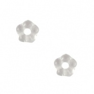Böhmische Perlen Blume 5mm Crystal