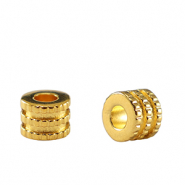 Metall Perlen DQ Tubes Gold (Nickelfrei)