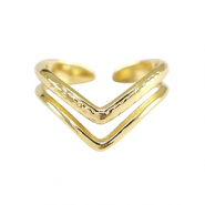 Ringe aus Stainless Steel - Rostfreiem Stahl Gold