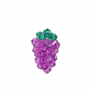 Top Facett Perlen Anhänger Traube Purple-green