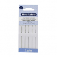 Beadalon flexibel F&auml;delnadel 6.3cm gemischt Silver