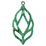 Resin Anhänger Multicolor green