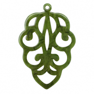 Resin Anhänger Moss green