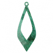Resin Anh&auml;nger Multicolor green