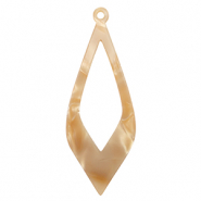 Resin Anh&auml;nger Sand brown