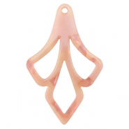 Resin Anh&auml;nger Peach pink opal