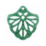 Resin Anh&auml;nger Multicolor green