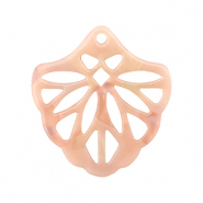 Resin Anh&auml;nger Peach pink opal