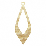 Resin Anh&auml;nger Sand beige