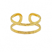 Ringe aus Stainless Steel - Rostfreiem Stahl Gold