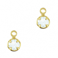 Anh&auml;nger Kristallglas Light sky blue-gold