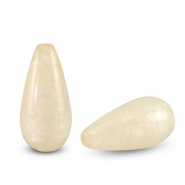 Polaris Elements Perlen tropfenform Polmo Prosecco white
