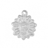 Stainless Steel - Rostfrei Stahl Anhänger sunnenblume Silver