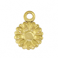 Stainless Steel - Rostfrei Stahl Anhänger Blume Gold