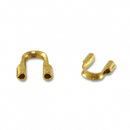 Stainless Steel - Rostfreiem Stahl Schmuckzubeh&ouml;r Drahtschutz Gold