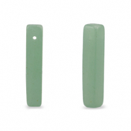 Naturstein Perlen Aventurin Quarz l&auml;nglich Jade green