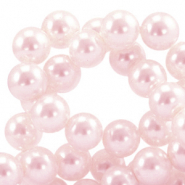 Top Qualität Glaswachsperlen 4mm Light pink