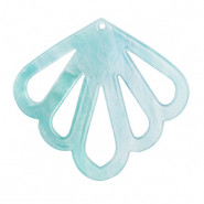 Resin Anh&auml;nger Muschel Blue