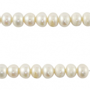 BQ S&uuml;sswasserperlen flach rund Natural white