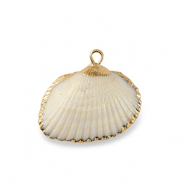 Muschel Anh&auml;nger Specials Jakobsmuschel White-gold