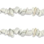 Chip Steine Perlen White