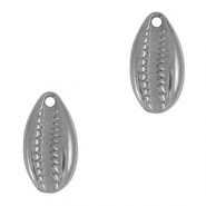 Stainless Steel - Rostfrei Stahl Anh&auml;nger Kauri Silver