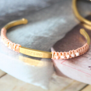 Schmucksets Rostfreies Stahl mit Macramé